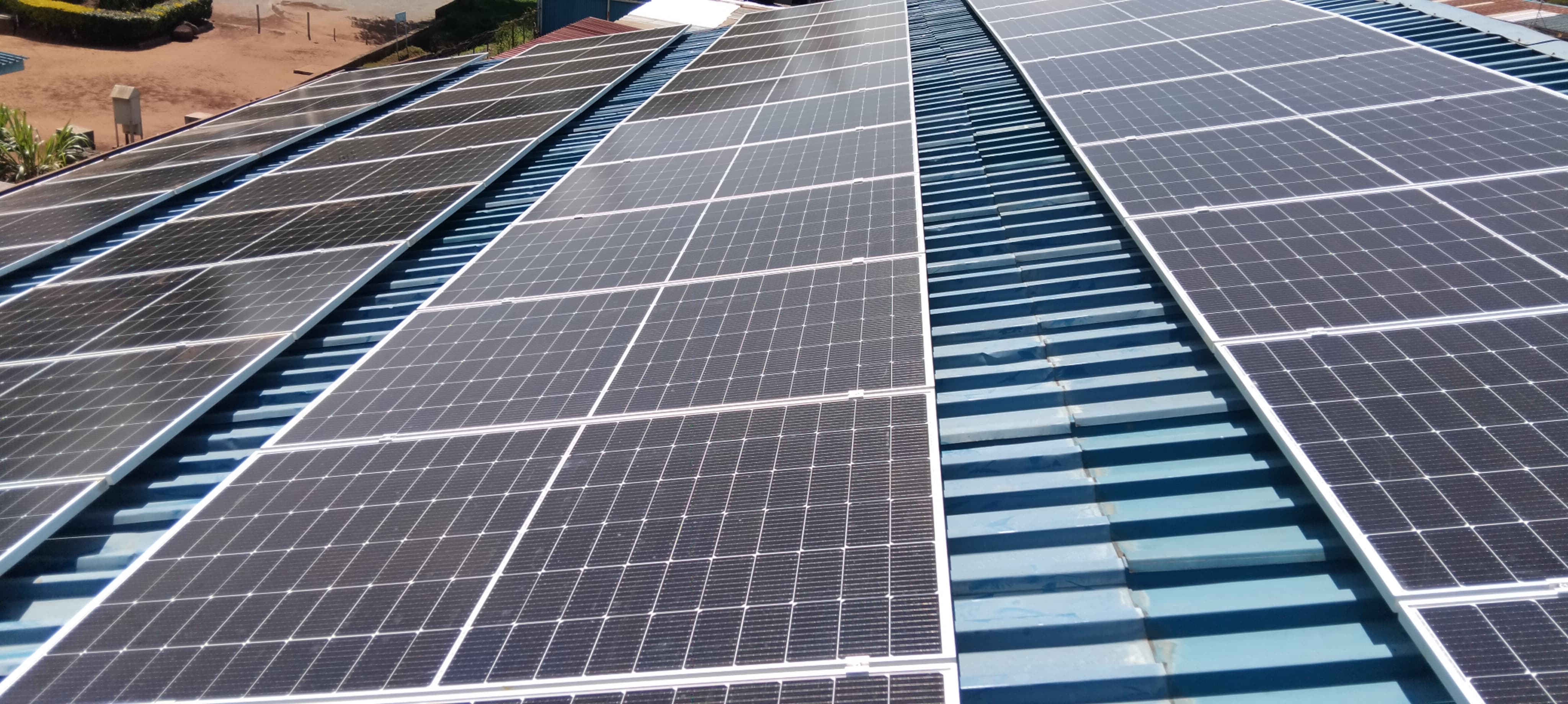 Commercial solar installation in Kenya